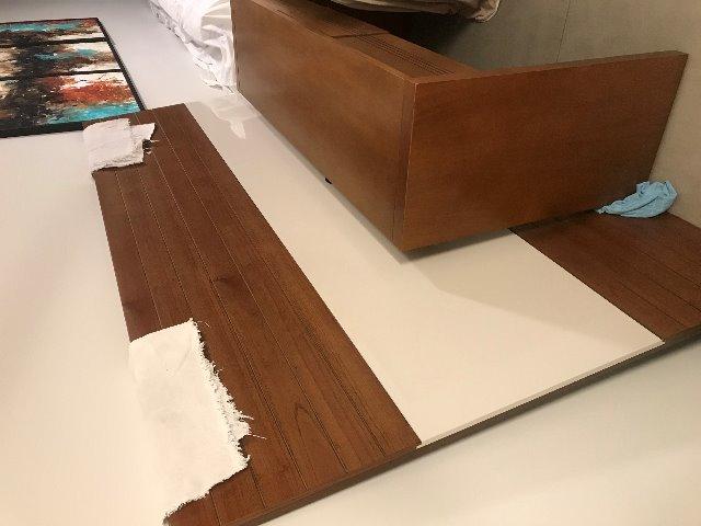 Rack + Painel em Madeira com detalhes em Laca - Marca Sier - Foto 2
