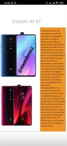 Mi 9T 64gb cor Preto