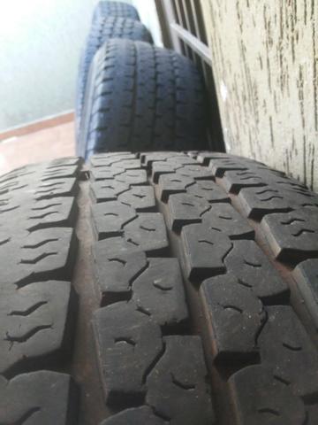 Rodas f250 com pneus goodyear - Foto 6