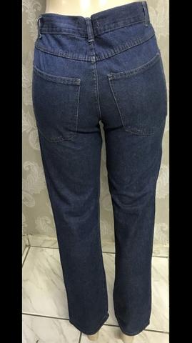 Calça jeans retrô, Hemuche , única, tamanho 38, original - Foto 3