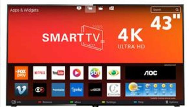 Smart tv 43" perfeito estado - Foto 2