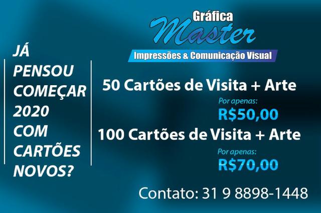 Arte + Impressão - Cartão de Visitas