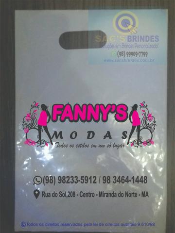 500 Sacolas-plastica-personalizada-em-sao-luis_Modelo-alca-vazada-boca-de-palhaço - Foto 4