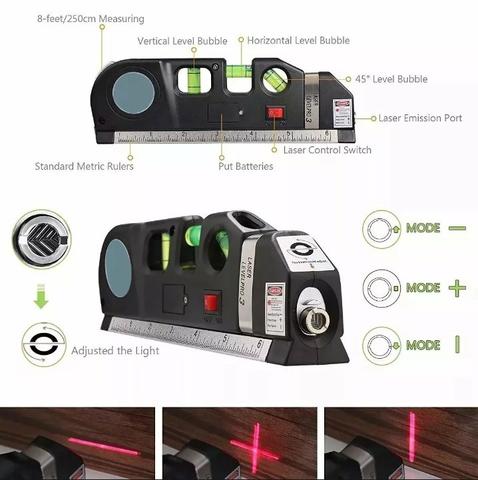 Nível Laser Profissional 3 Estágios de Nivel (Produto Novo) - Foto 2