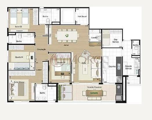 Apartamento à venda com 4 dormitórios em Água verde, Curitiba cod:9288-MORO - Foto 16