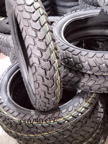 Pneu ecológico moto 110/90 17 90/90 19 Honda Nxr Bross