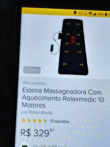 Massageadora portátil semi nova. nova andradina - Foto 2