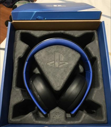 Fone De Ouvido Headset Gold Ps4 Wireless Stereo 7.1 Ps4 - Foto 3