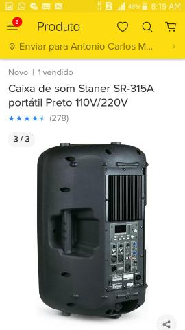 Caixa amplificada proficional