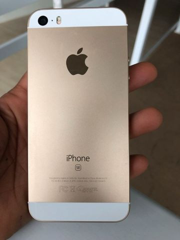 Apple iphone SE 64gb 12Mpx 4G Dourado 1624mAh - Celulares e