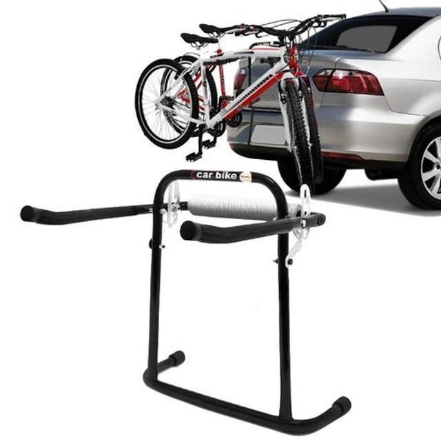 Suporte Transbike Universal P/ 02 Bikes P/ Porta Mala - Sedans e Hatchs