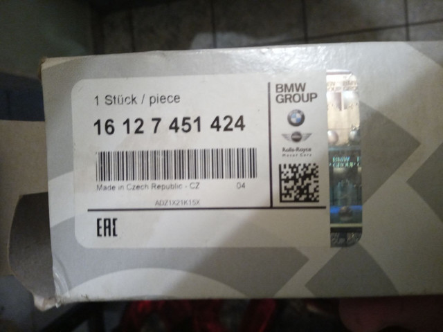 Filtro de combustível e filtro de ar Bmw 328i(16127451424) - Foto 2