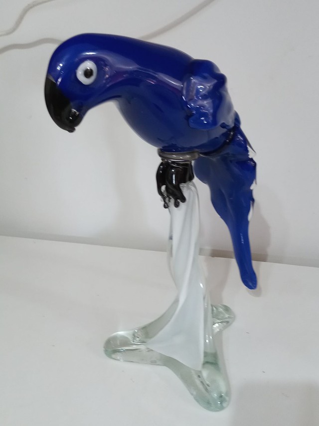 Linda Arará Azul em Cristal de Murano com 38cm. - Foto 5
