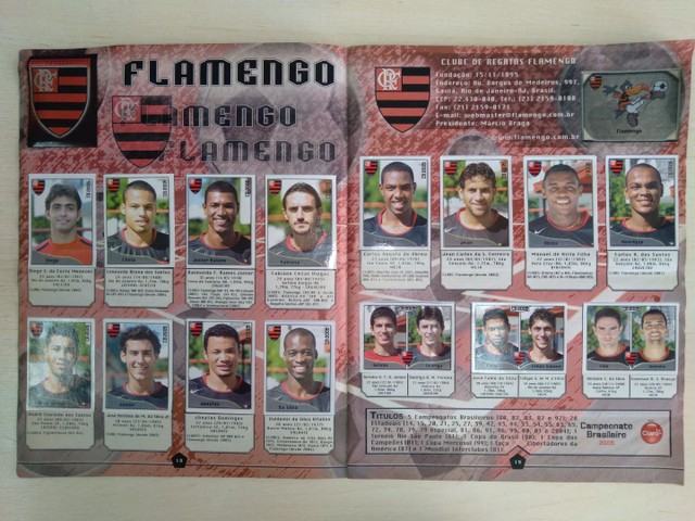Álbum de figurinhas Campeonato Brasileiro 2005 - Foto 4