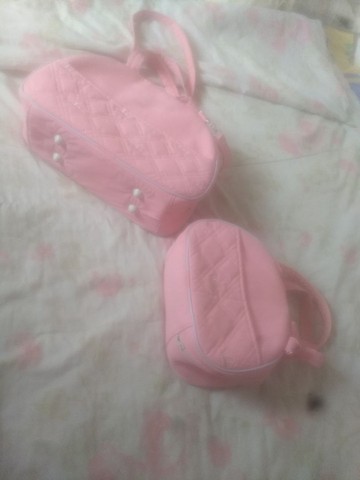 Duas Bolsas de bebê térmica rosa as duas por 30 - Foto 4