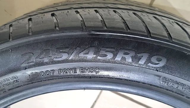 04 pneus aro 19 Delinte 245/45 com 40% De vida (400,00 os 04 ) - Foto 7