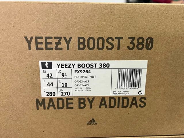 Tênis Adidas Yeezy Boost 380 Mist original