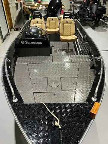 Lancha Fluvimar Cherokee 180 Especial + Motor de Popa Mercury 100 ct + Carreta Rodoviária - Foto 2