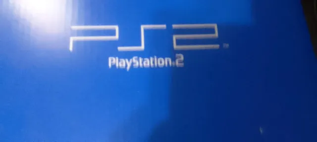 PS2 Playstation 2 com caixa acrílica e manual de jogo