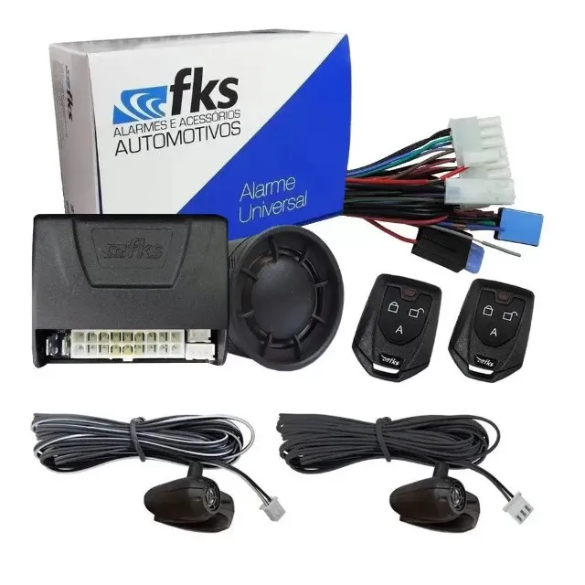 Alarme Automotivo FK 903 ALF C/ 2 Controles E Antifurto