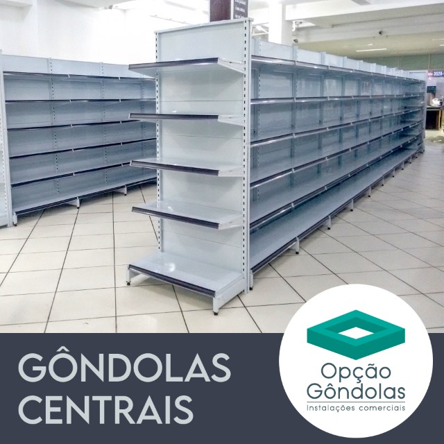 Gôndolas Centrais | Armazenagem de Produtos - Foto 3