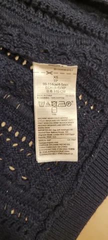 Bolero de tricô GAP kids tamanho 4/5 anos, modelo grande veste até 7 anos.  - Foto 4