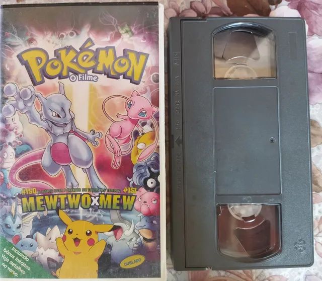 Fita Vhs Pokemon O Filme Dublado Mewtwo X Mew