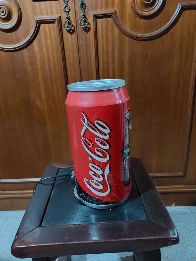 ABAJUR ANTIGO RARIDADE COCA COLA - Foto 2