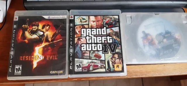 jogos de playstation 3... um é 30 e 4 por 100