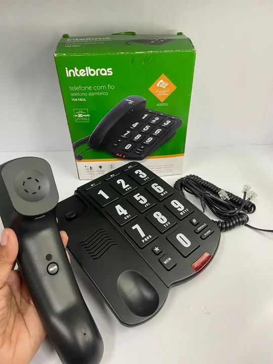 TELEFONE COM FIO TOK FÁCIL INTELBRAS