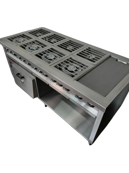 Chapa profissional em aço inox para hamburgueria. - Foto 4