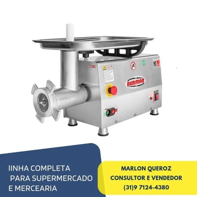 Moedor de Carne Bermar Boca 22 Inox