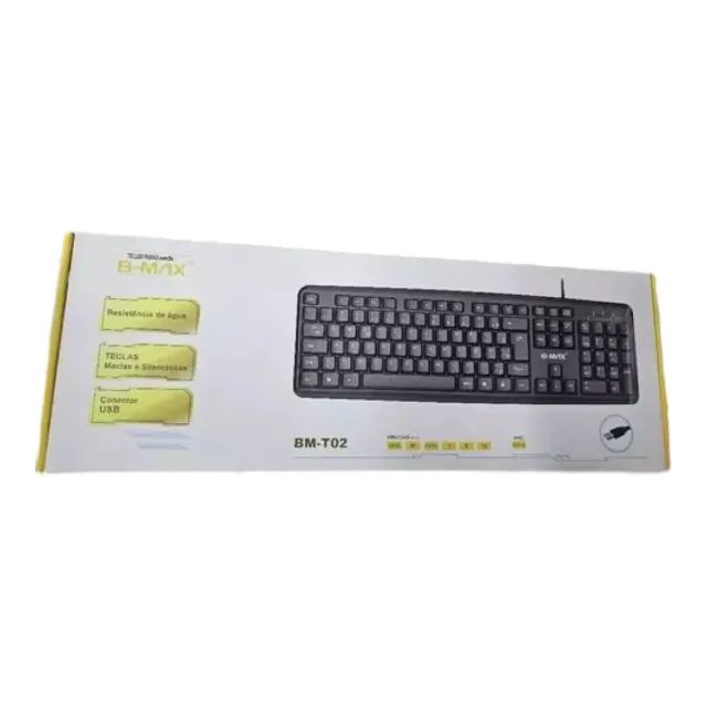TECLADO PADRÃO COM FIO B-MAX BM T02 - Foto 3
