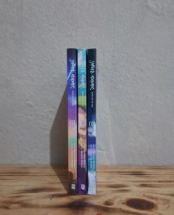 Mangá Your Name. - Volumes 1, 2 e 3 - Foto 2