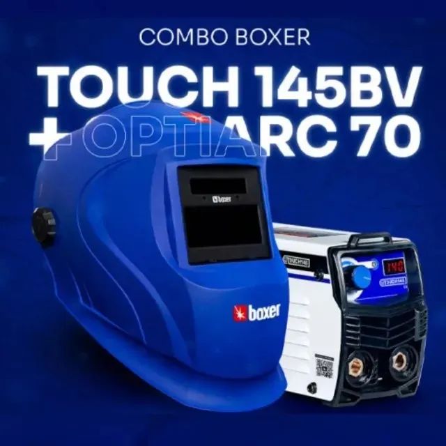 Kit Maquina Solda Touch 145 Bv 140a 220v + Mascara Optiarc - Parcelado em até 10 vezes - Foto 3