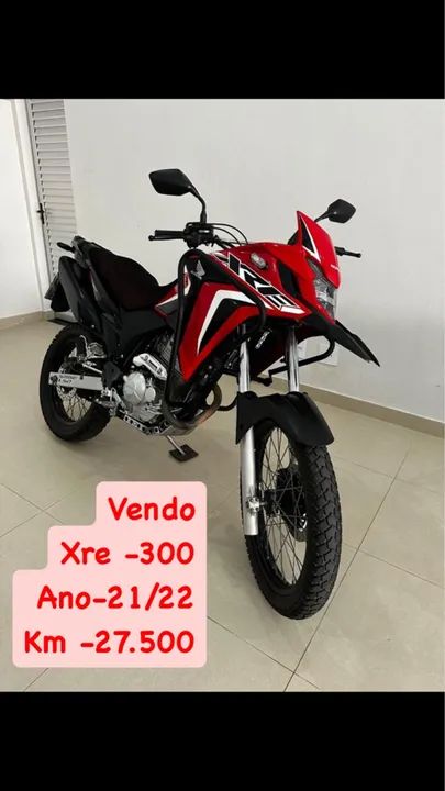 Honda XRE 300 2022 - Impecável!