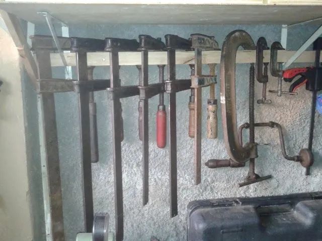 Grampos sargento antigos  marcenaria  - Foto 2