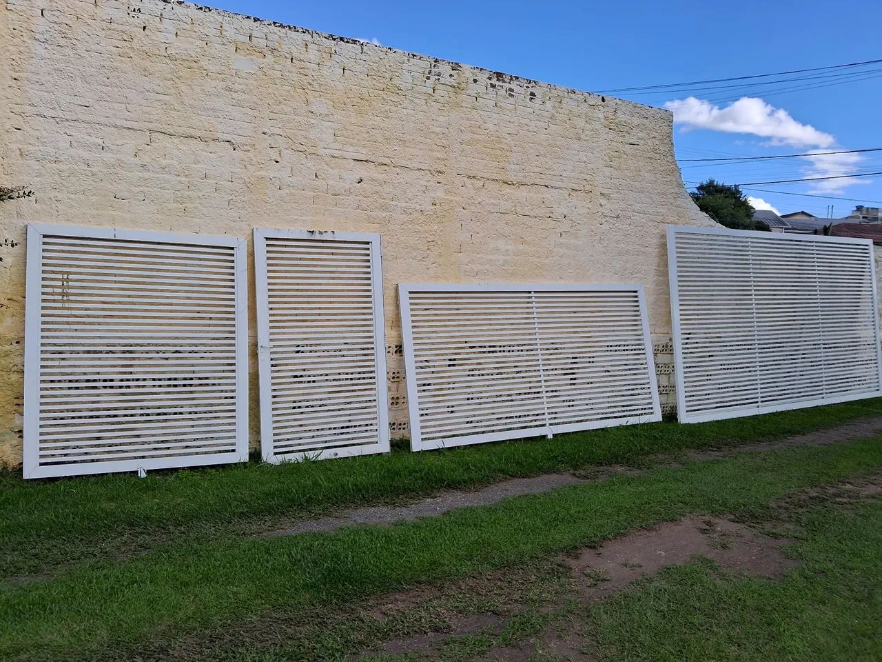 Grades em aluminio para casa