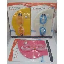Kit Natacão C/ Oculos Touca Protetor De Ouvido E Nasal Wx434 - Foto 2