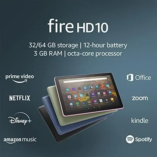 Tablet Amazon Fire 10,1" 1080p 32GB T76N28 Verde + Capa