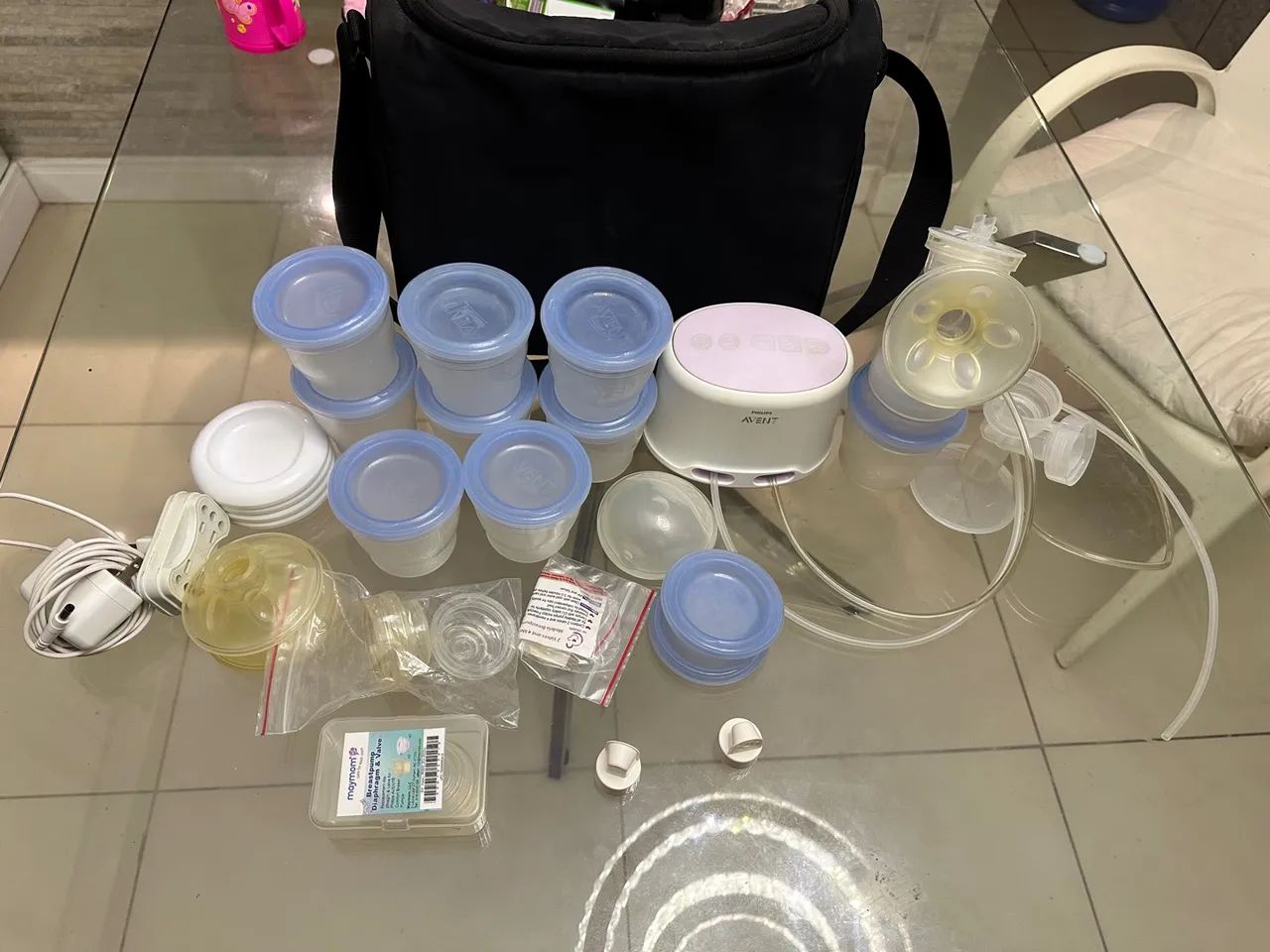 Super kit extrator de leite Avent Philips com bolsa (automático)