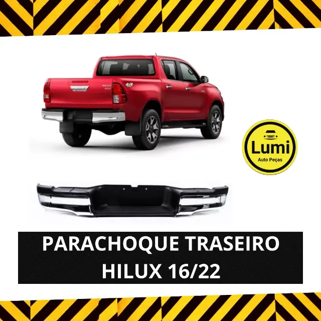 Parachoque Traseiro Hilux 16/22 - NOVO!!