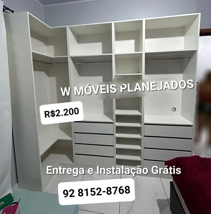 Closet L Grande Mega Casal Disponível