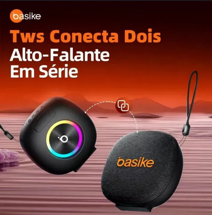 Caixa de Som Bluetooth Portátil Basike - 30W