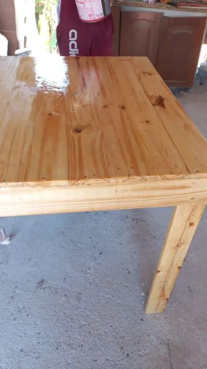 Mesa de palete de pinus - Foto 2