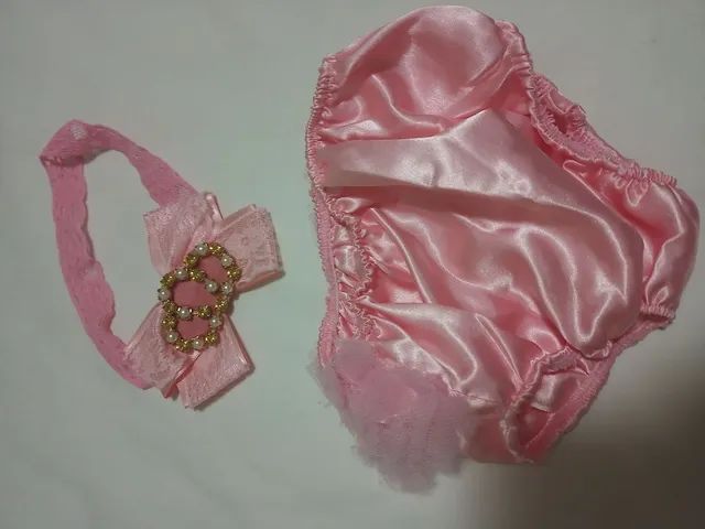 Conjunto personalizado para bebê tam  P  vestido 0 a3 meses  - Foto 6