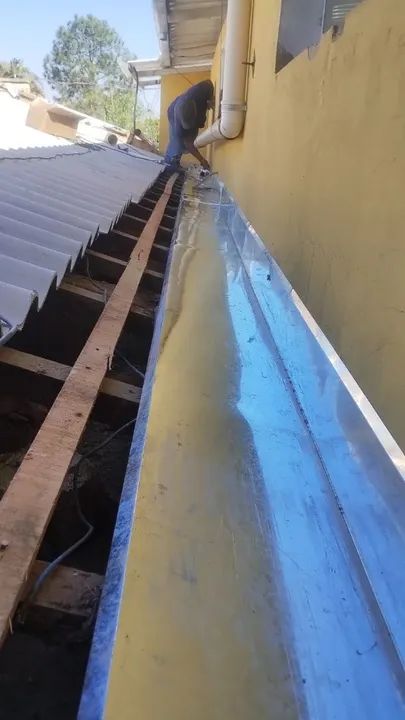 Calhas rufos pingadeiras 