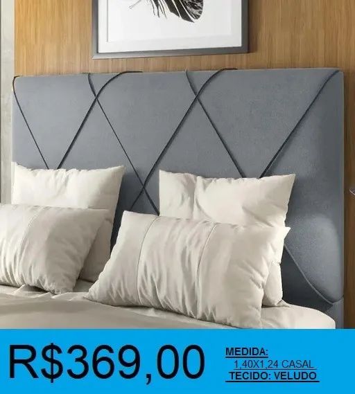 Cabeceira de casal - parcelamos sem juros 