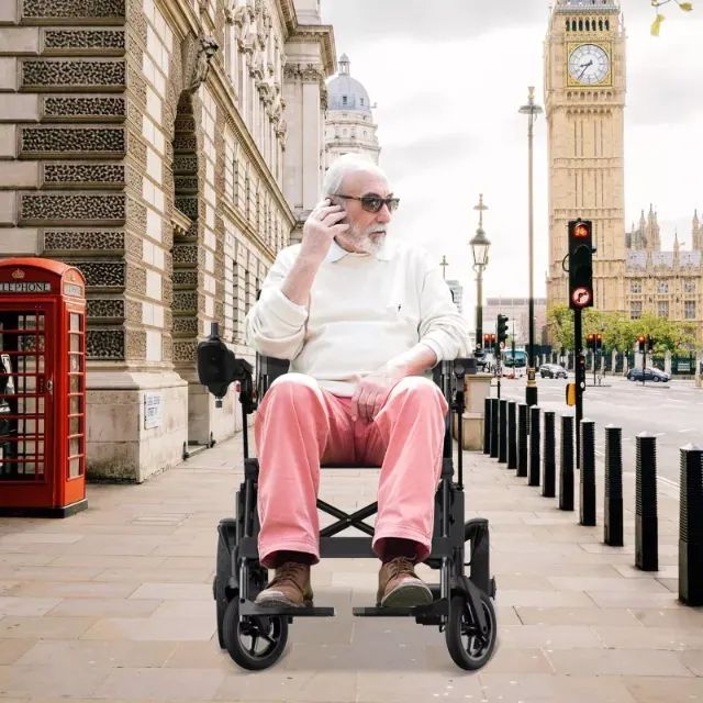 CADEIRA DE RODAS DOBRAVEL 15KM Autonomia - Foto 5