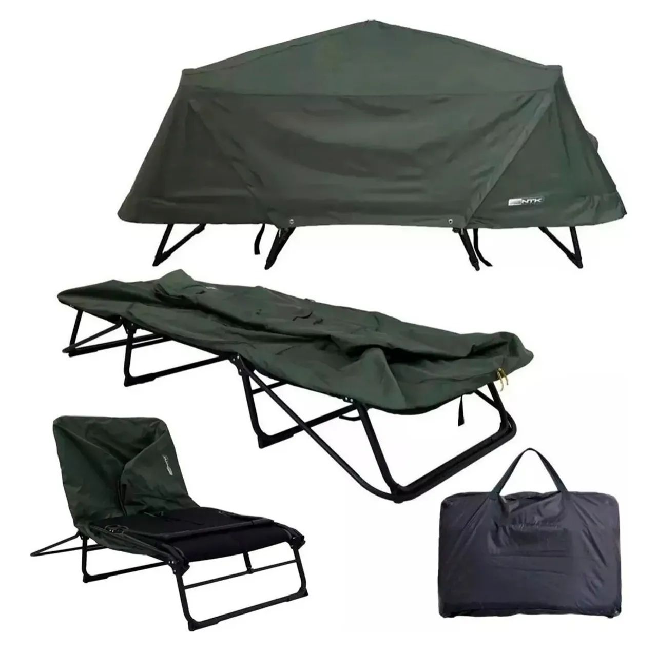 Barraca Cama Tatu Dobrável E-Fish - Casal  - Foto 2